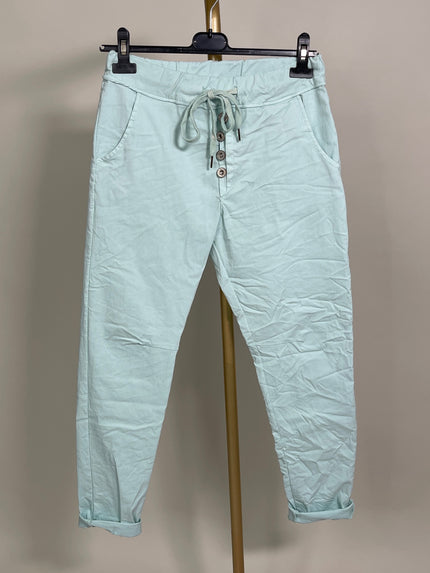 Jogpants mit Knopfleiste in versch. Farben Artikel 4086