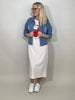 Shirtkleid mit Aufdruck in versch. Farben Artikel 5769