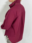 Bluse in Bordeaux Artikel 5446