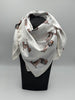 Tuch 70X70 Dackel in Creme