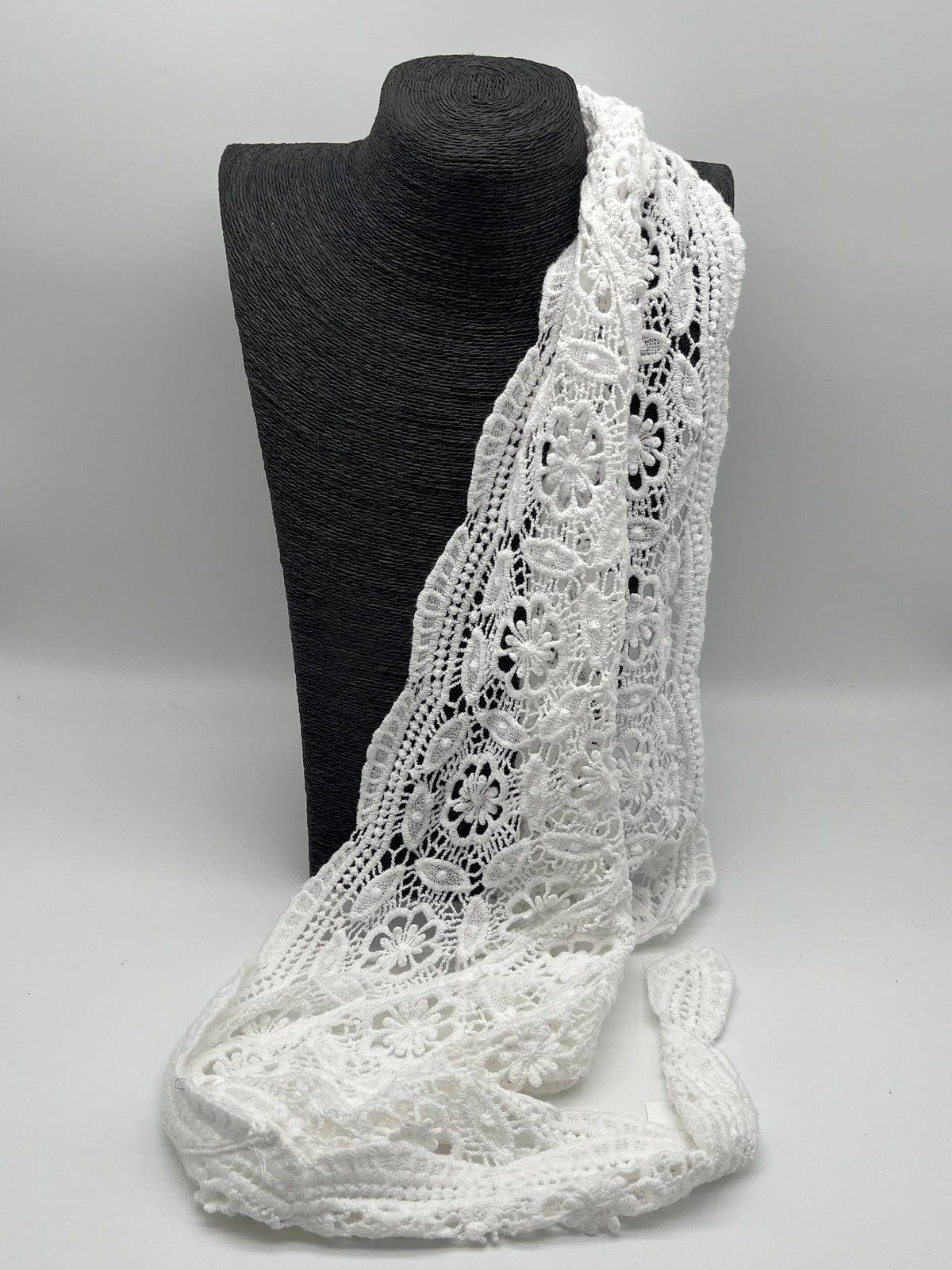 Tuch Boho in Weiß