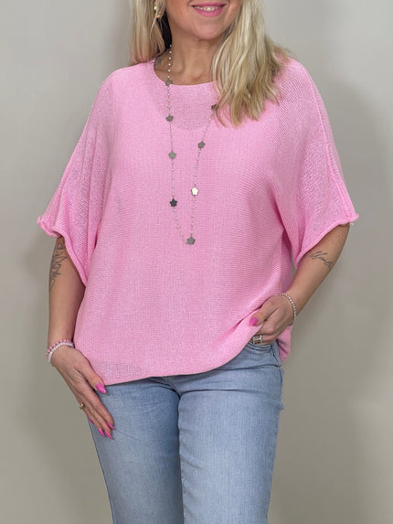 Pullover Kurz Feinstrick versch. Farben Artikel 5768