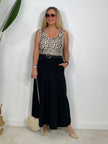 Rock Maxi Musselin in Schwarz Artikel 5089