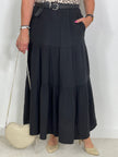 Rock Maxi Musselin in Schwarz Artikel 5089