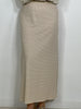 Rock Maxi mit Streifen in Beige/Weiß Artikel 5099