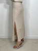 Rock Maxi mit Streifen in Beige/Taupe Artikel 5099