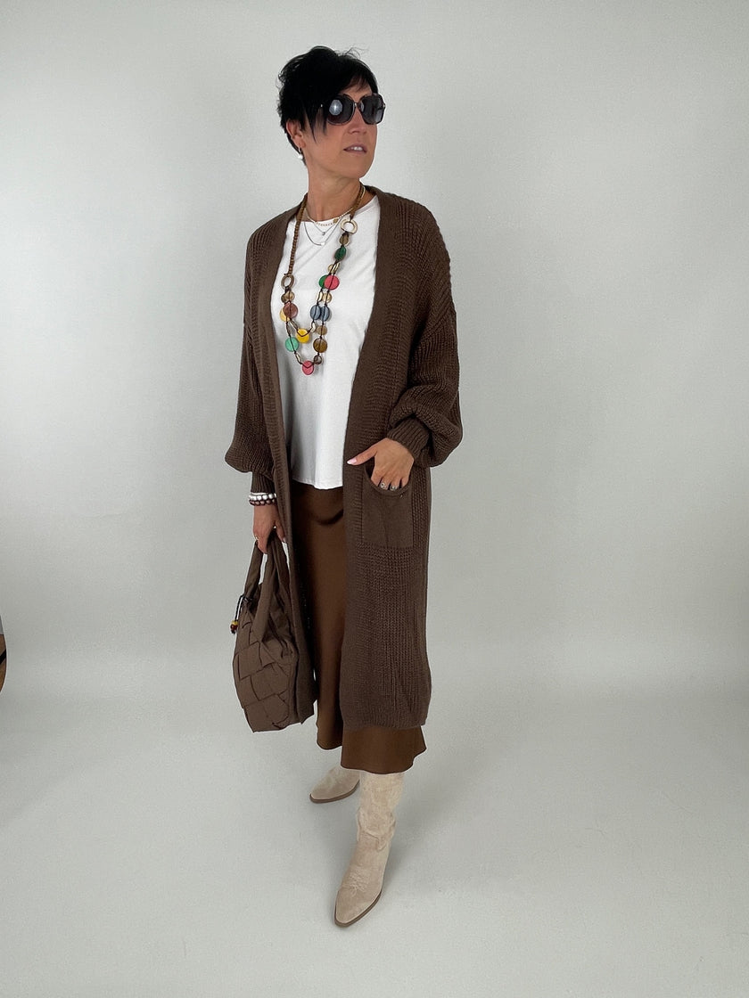 Cardigan Ballon-Ärmel in versch. Farben Artikel 6096