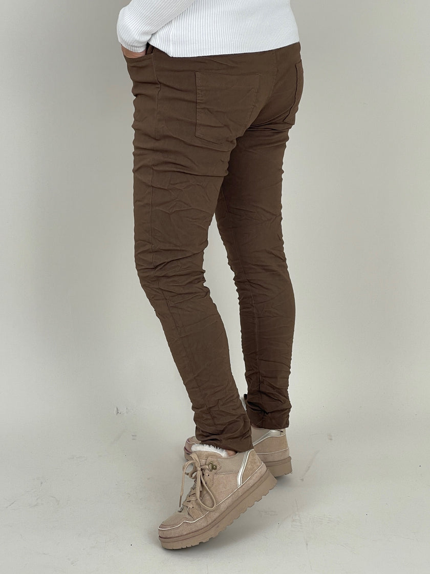 Jogpants Uni in Mokka Artikel 6250