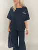 Sweat 2-Teiler in Schwarz Artikel 6152