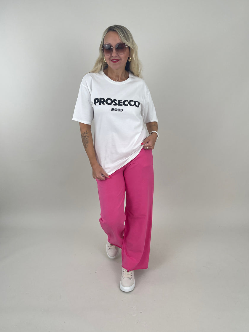 T-Shirt Prosecco Mood in Weiß Artikel 6211