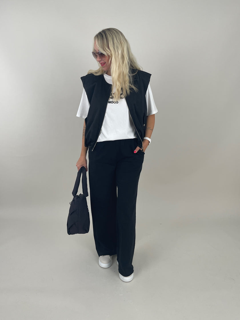 Marlene Sweathose Uni in Schwarz Artikel 6214