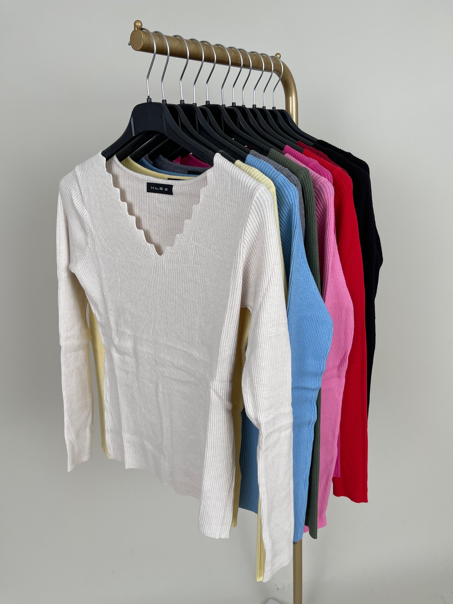 Pullover ZickZack gerippt in versch. Farben Art. 6294