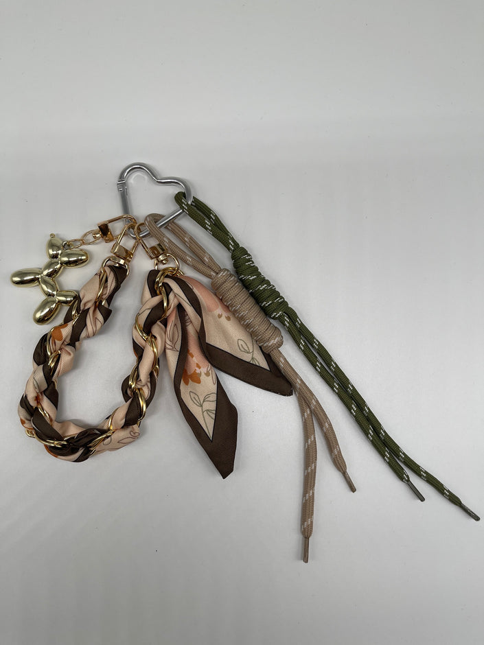 Taschen Anhänger Khaki/Beige Artikel 6224