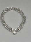 Armband silberfarbene Glieder Artikel 6235