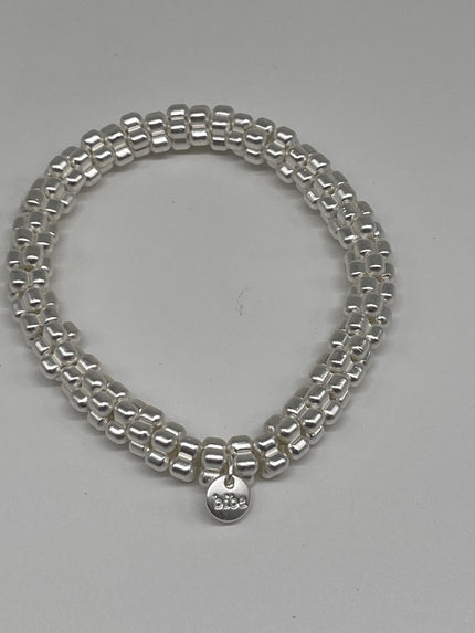 Armband silberfarbene Glieder Artikel 6235
