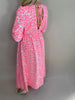 Musselin Kleid Leo Neonpink/Offwhite Artikel 5776