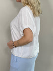 Blusenshirt Uni in versch. Farben Artikel 5784