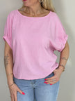 Blusenshirt Uni in versch. Farben Artikel 5784