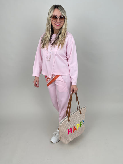 Sweatshirt Soft in Rosa Art. 6842