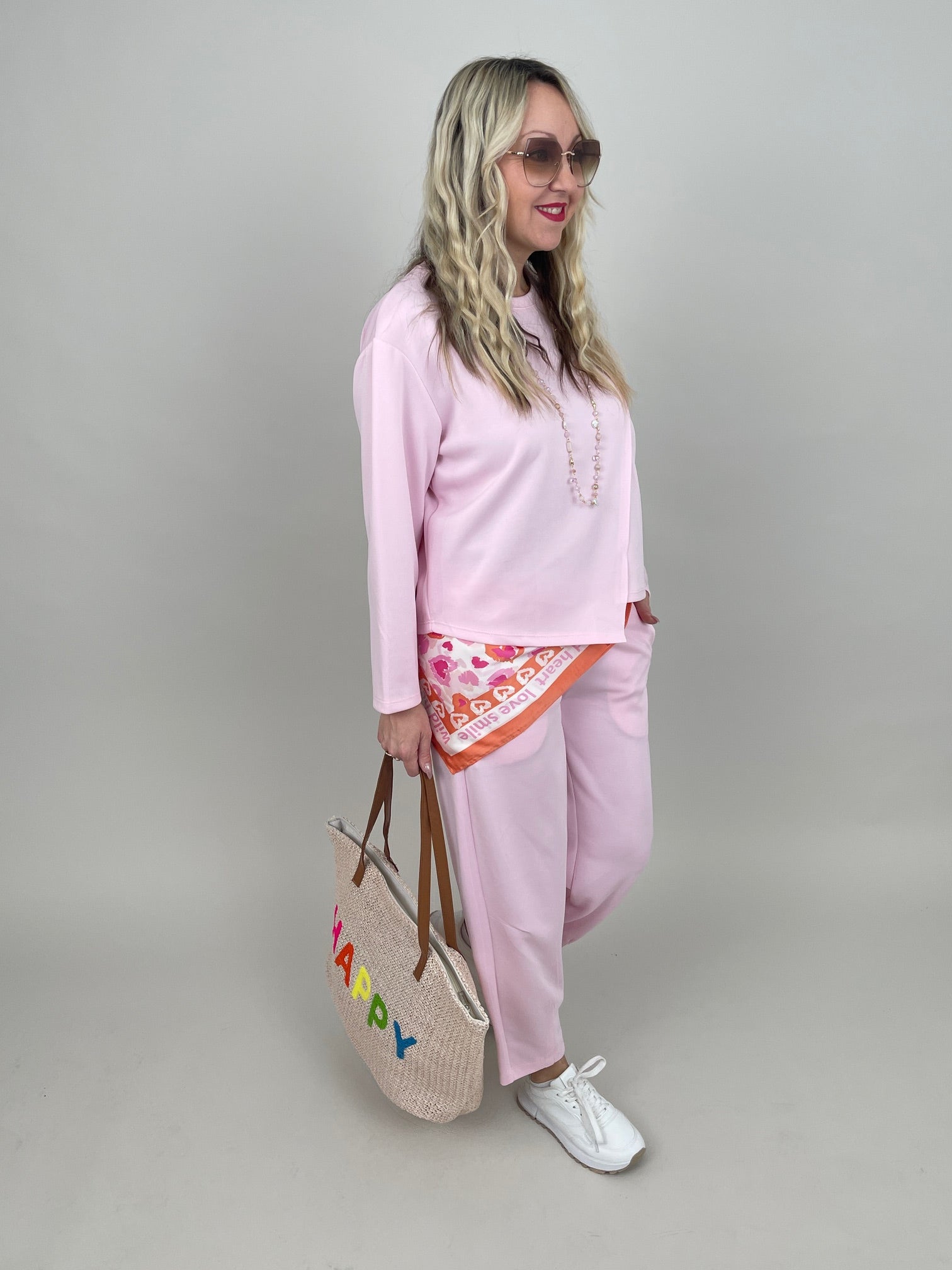 Sweatshirt Soft in Rosa