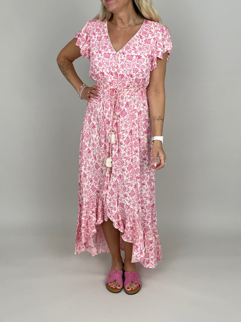 Kleid Flower in Rosa/Pink
