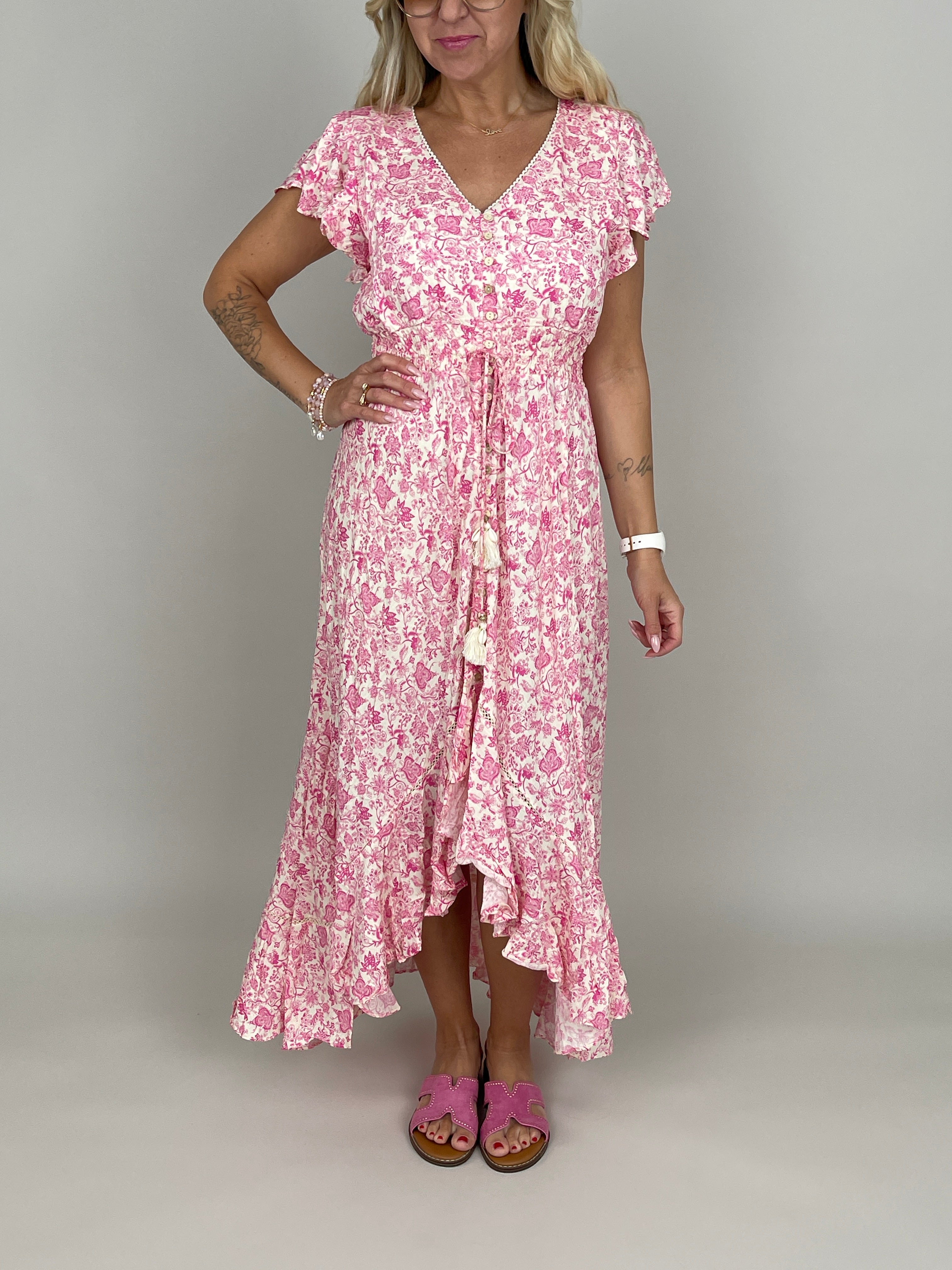 Kleid Flower in Rosa/Pink