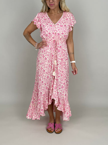 Kleid Flower in Rosa/Pink