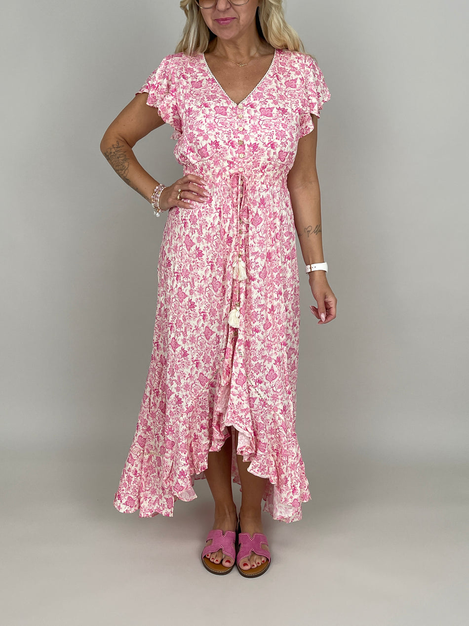 Kleid Flower in Rosa/Pink