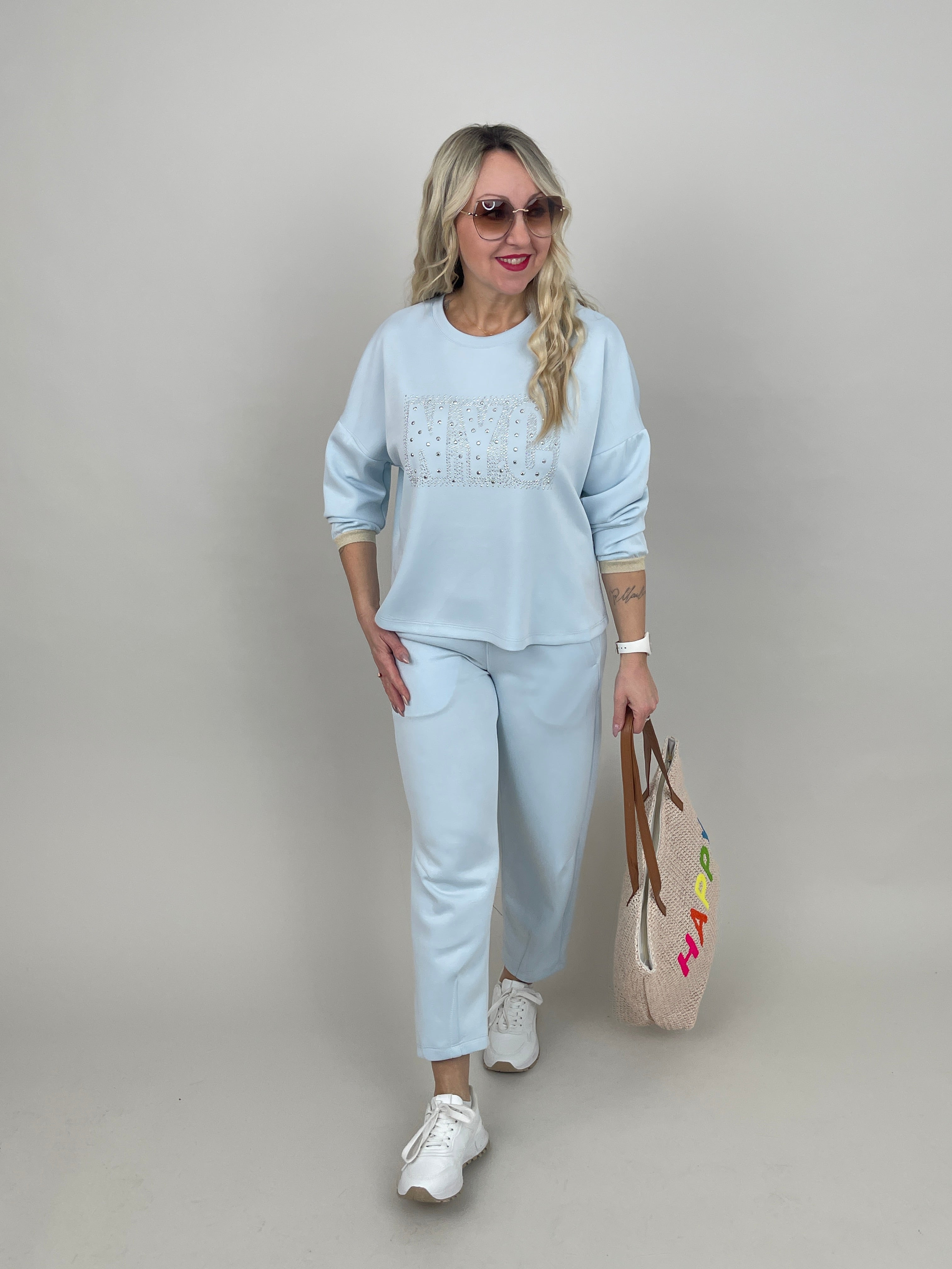 Jogpants Soft in Hellblau Art. 6846