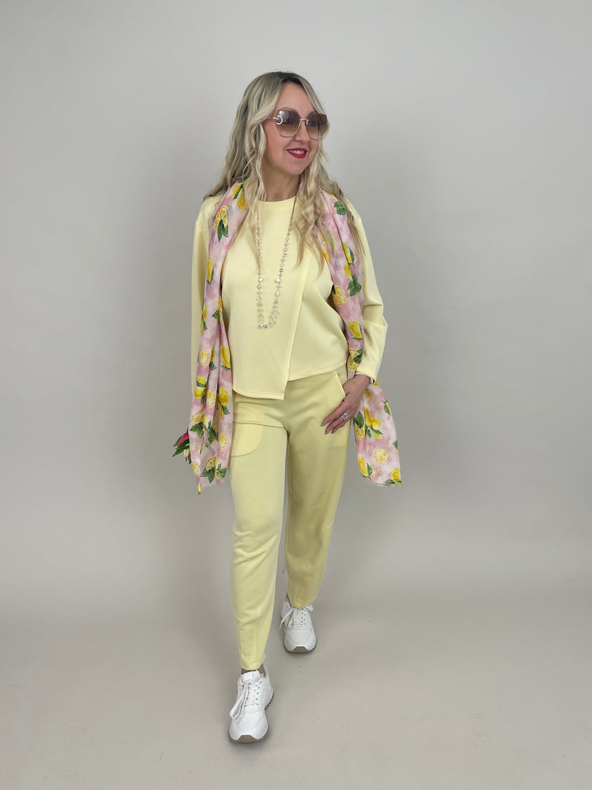 Sweatshirt Soft in Gelb