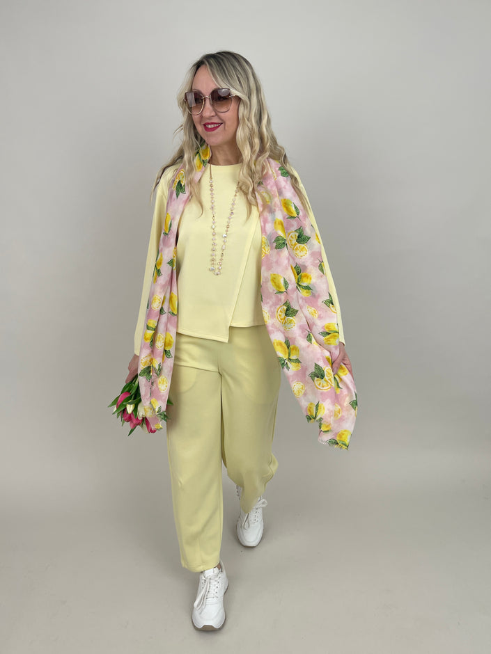 Sweatshirt Soft in Gelb Art. 6840