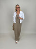 Kleid Spitze in Taupe