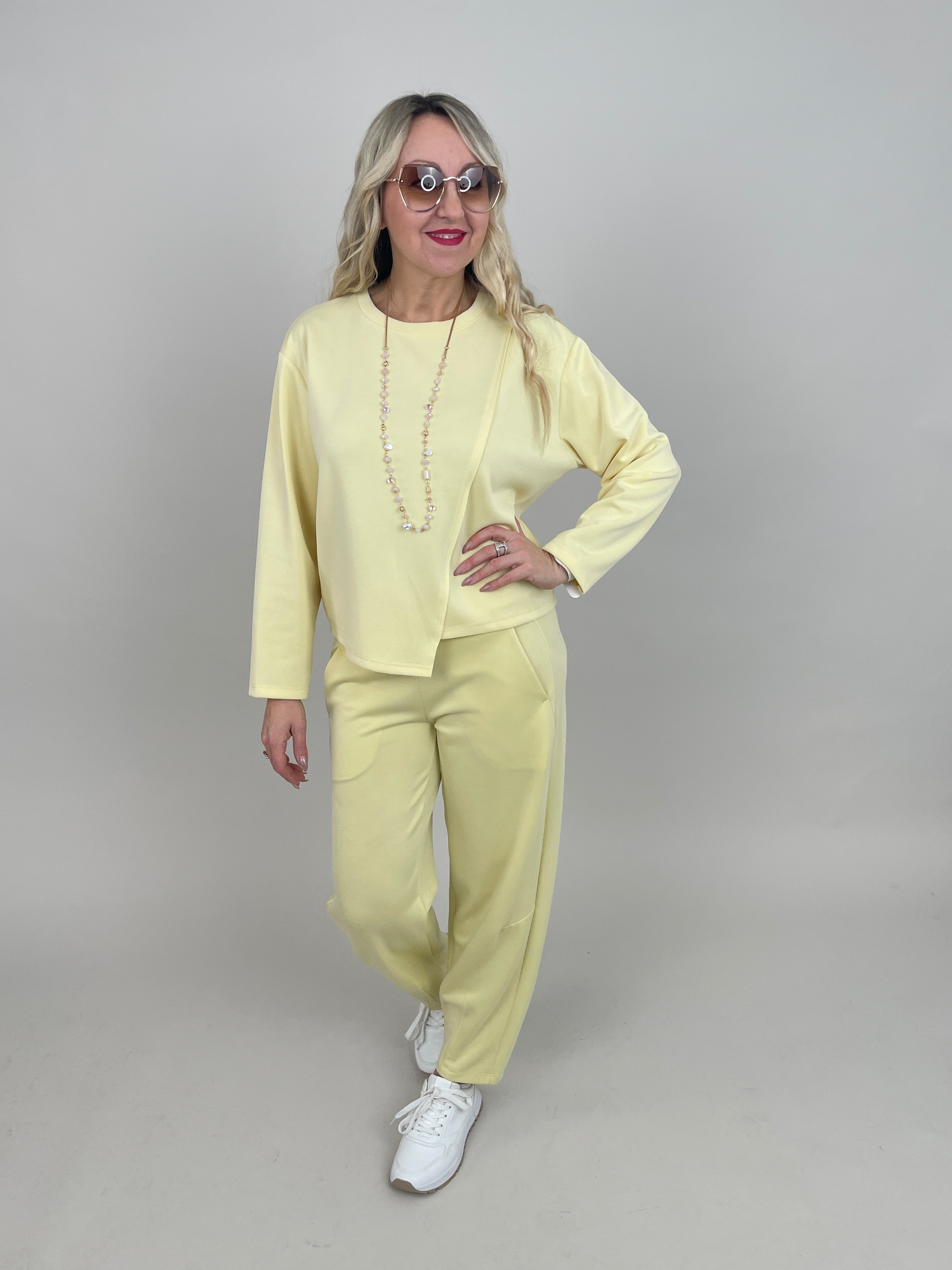 Sweatshirt Soft in Gelb