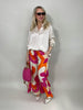 Marlene Hose gemustert in Pink/Orange  Artikel 5803