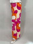 Marlene Hose gemustert in Pink/Orange  Artikel 5803
