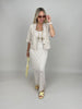 Kleid Spitze in Beige