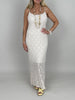 Kleid Spitze in Beige