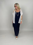 Kleid Spitze in Marine