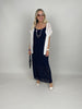 Kleid Spitze in Marine