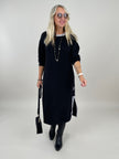 Kleid mit Streifen in Schwarz Artikel 6268