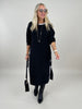 Kleid mit Streifen in Schwarz Artikel 6268