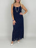Kleid Spitze in Marine