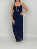 Kleid Spitze in Marine
