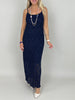 Kleid Spitze in Marine