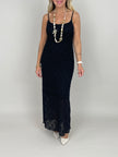 Kleid Spitze in Schwarz