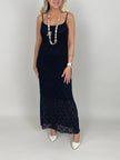 Kleid Spitze in Schwarz