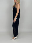 Kleid Spitze in Schwarz