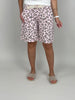 Bermuda Leo mit Gürtel in Rosa