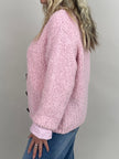 Cardigan Bouclé in Rosa Art. 6859