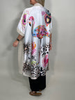 Longcardigan Kurzarm mit Rückenprint Artikel 5821